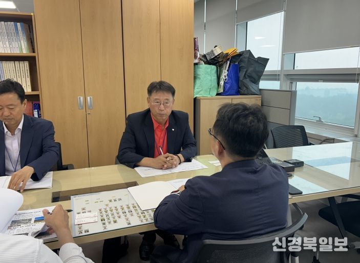 금산군 실무진 행정안전부 교부세과 방문 모습