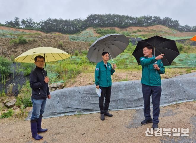 박영기 의장 산사태 위험지역 점검