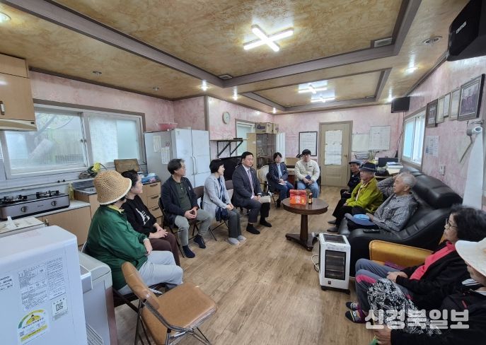 고준호 도의원 조례로 미등록경로당도 경기도 경로당 환경개선 공모사업 자격 부여, 공모 앞두고 파주 조리·광탄 현장 방문