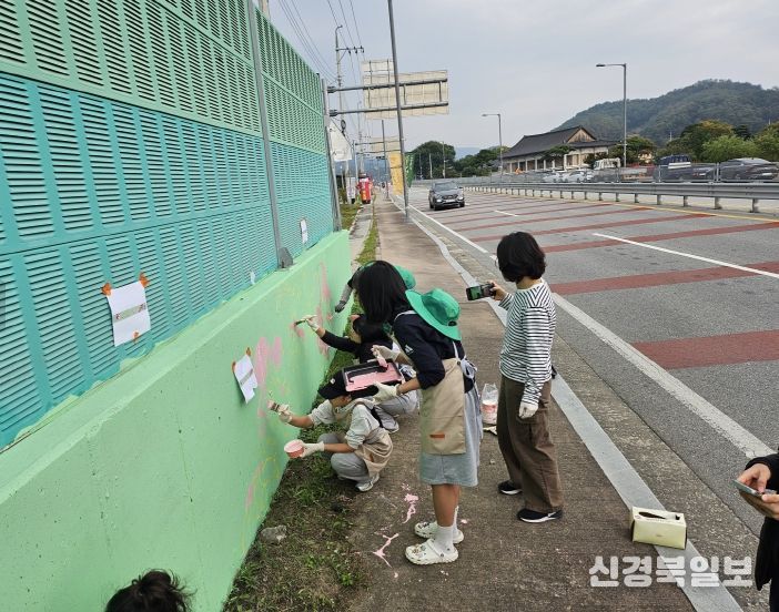 청년이 그린 희망의 벽, 순흥면에 색을 입히다