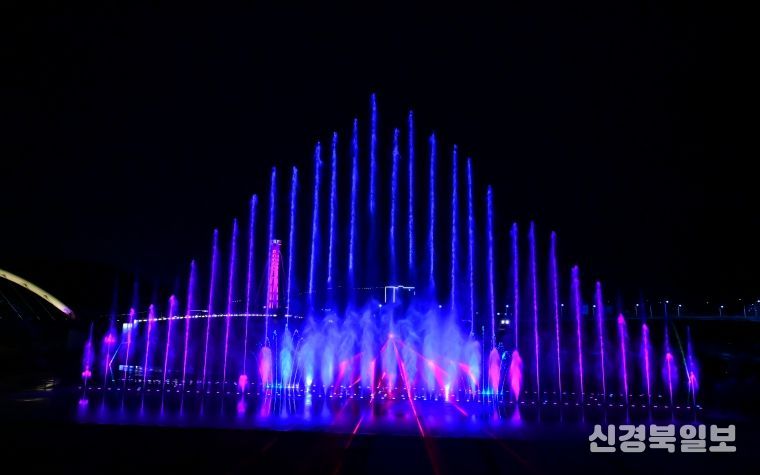 물과 빛, 음악이 만나는 순간... 고령의 새로운 야간 명소