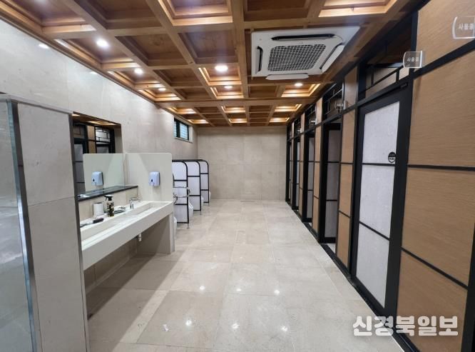 불국사 화장실 리모델링 내부 전경