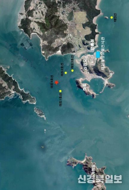 태안 마도 해역 수중발굴조사 현황도