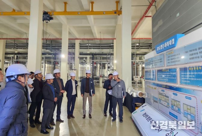 한국수자원공사 운문권지사 경산정수장 고도정수처리시설 대규모 견학