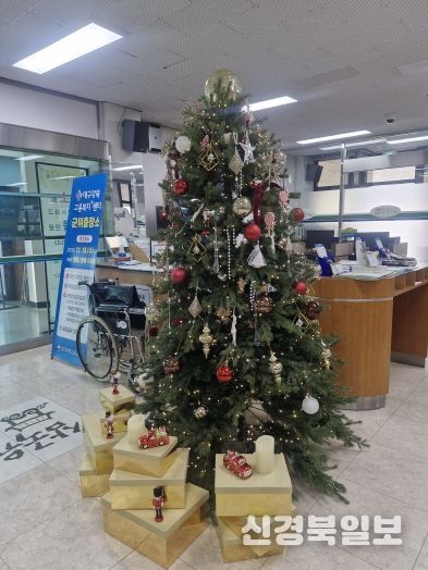 민원실 크리스마스트리 설치