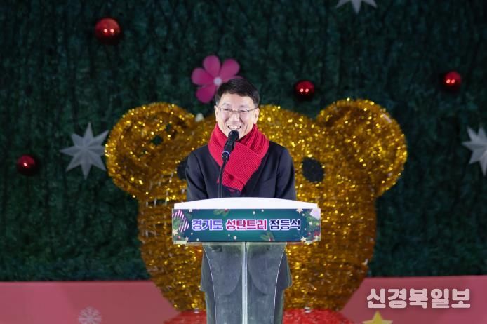 경기도, 경기융합타운 광장 밝히는 ‘도담트리’ 점등