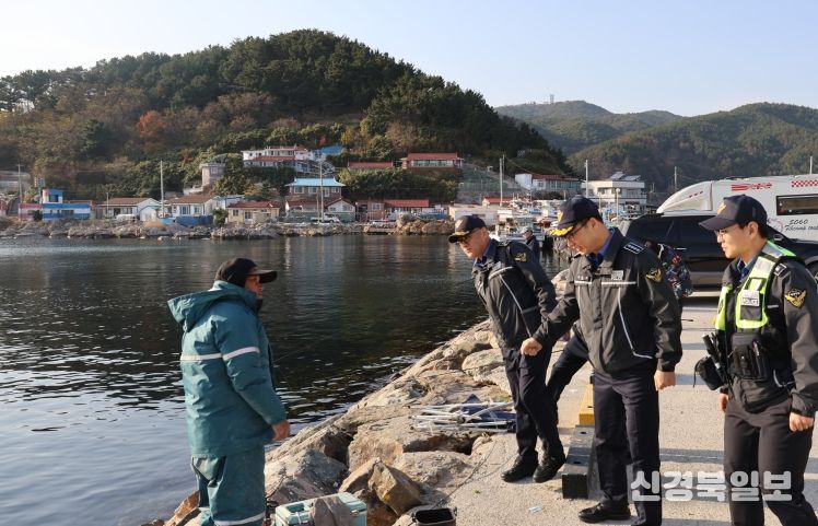 울진해양경찰서장, 동절기 관내 파출소 및 연안 취약해역 현장점검 실시