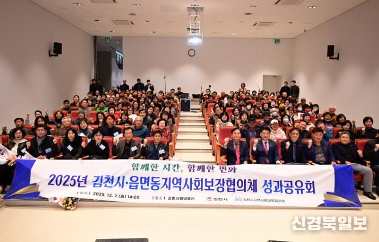 김천시 읍면동지역사회보장협의체, 2025년 성과공유회 개최