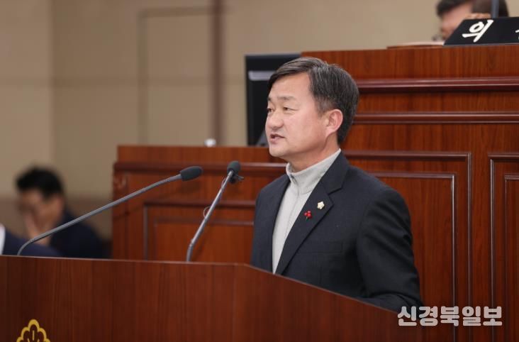 상주시의회, 강경모 의원 5분 자유발언