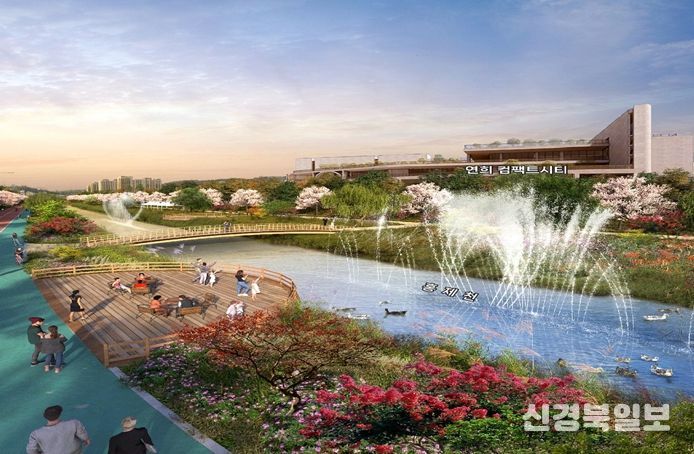 시행 후 홍제천(가좌역 부근)