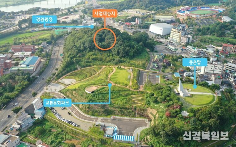 현풍읍 목조전망대 사업 대상 위치