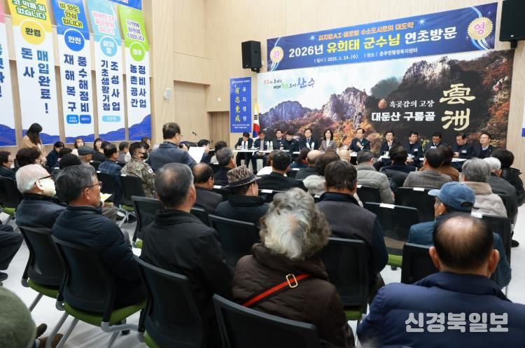 유희태 완주군수, 운주연초방문