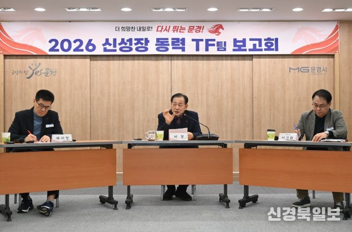 문경시, 2026 신성장 동력 TF팀 추진전략 보고
