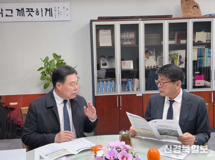 서삼석의원과 면담한 무안군수