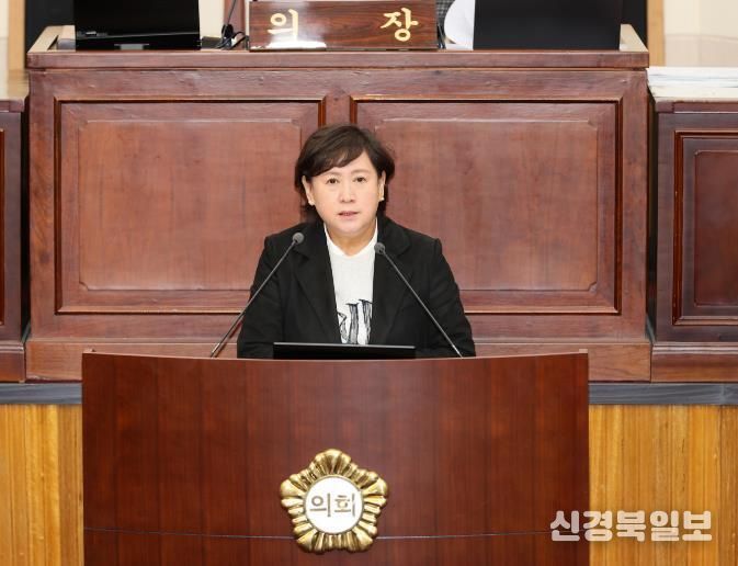 구미시의회 이지연 의원 5분 자유발언, 축제 예산 조정 통해 기업 및 노동자지원의 추경 편성 요구