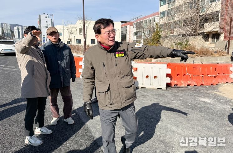 홍성우 의원, 울산역 복합환승센터 주변 공사 현장 간담회