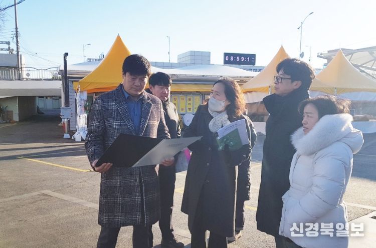 공진혁 운영위원장, 디지털 전광판 설치 대상지 현장 점검