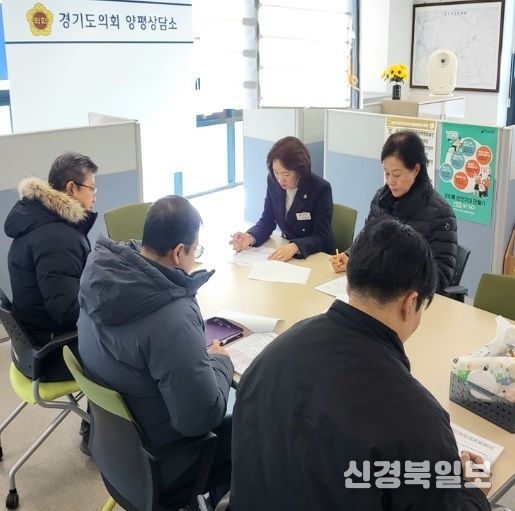 박명숙, 이혜원 의원, 양평 '경기 생활쏙(SOC) 환원 사업' 공모 추진계획 정담회 진행