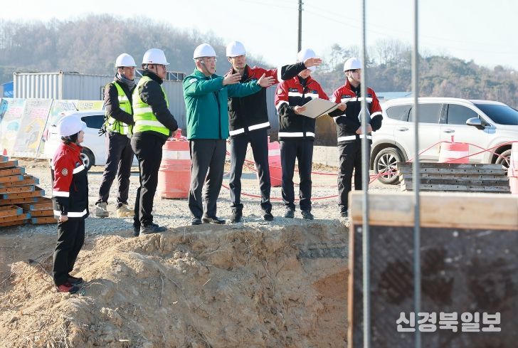신도시외곽도로 건설현장 점검