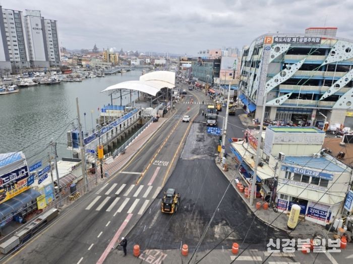 ‘죽도시장 동빈교’ 28일 전면 개통