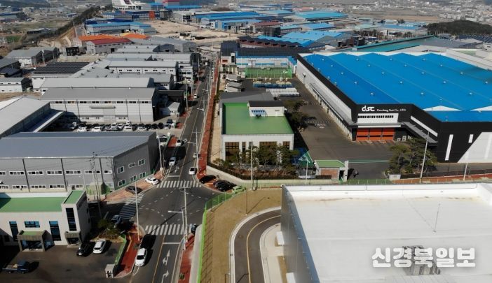 경주시 외동 산업단지 전경