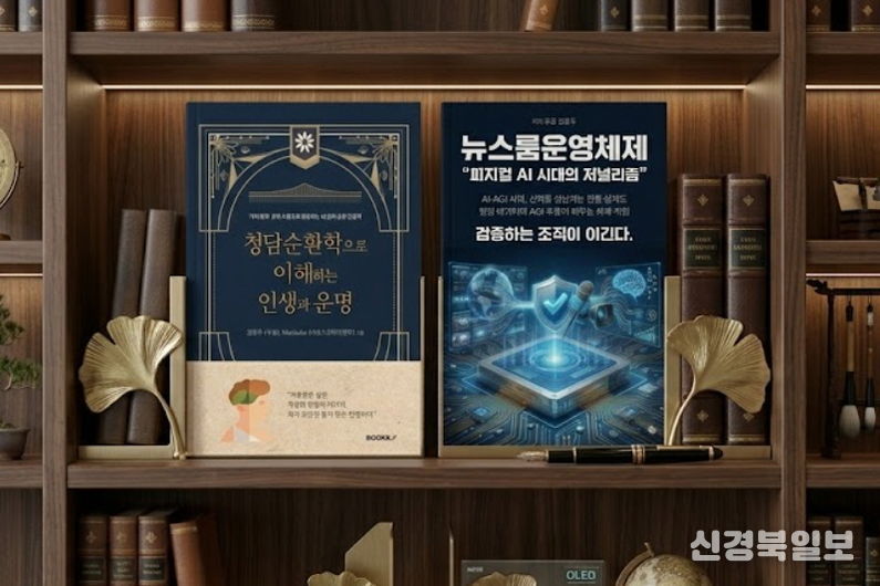 주광 김용두 저 “뉴스룸 운영체제 피지컬AI 시대의 저널리즘”과 마이다스하 공동 저 “청담순환학으로 이해하는 인생과 운명” 전자책 출간 / SNS기자연합회 제공