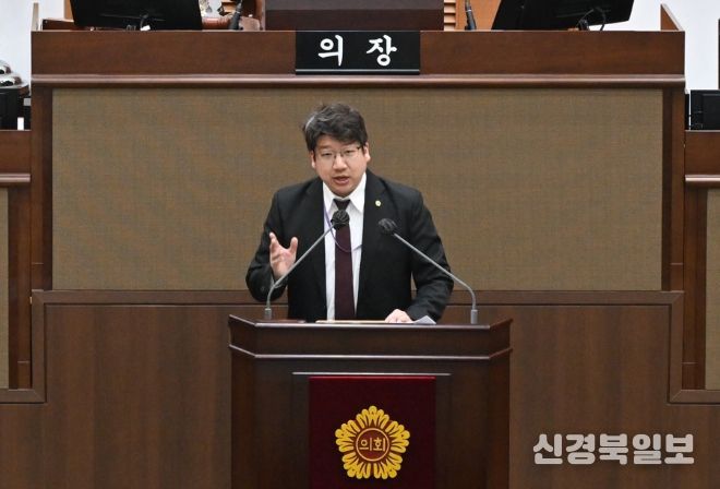 서부선 Reboot 계획을 발표 중인 문성호 의원