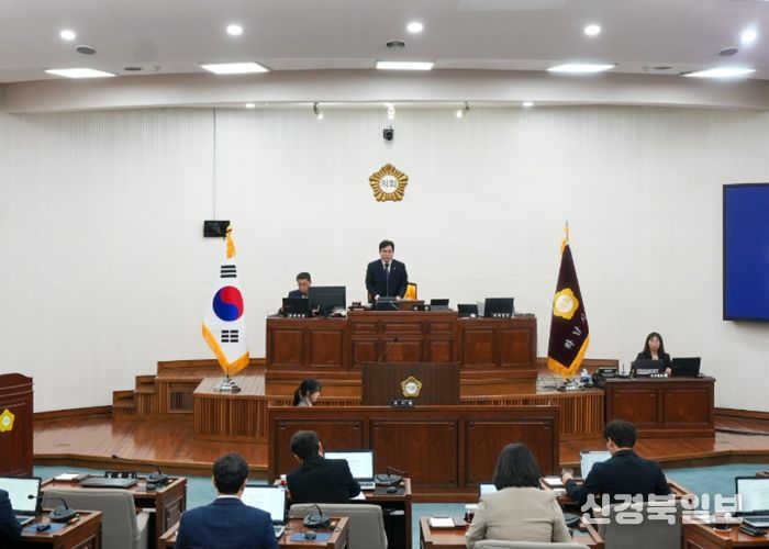 3월 26일 하남시의회 제346회 임시회 제2차 본회의. (사진_하남시의회 제공)