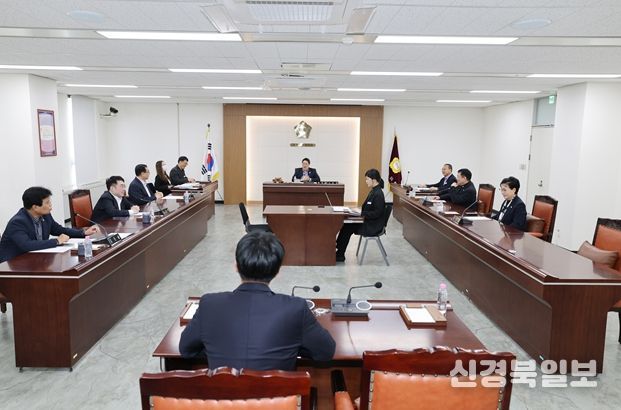 제260회 임시회 일정을 정하는 금천구의회 의회운영위원회