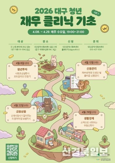 ‘대구 청년 재무클리닉’ 추진