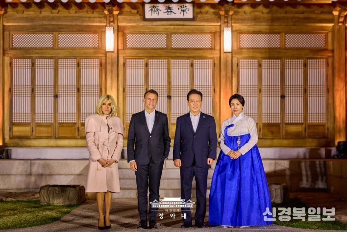 프랑스 대통령 내외 국빈방한(청와대)