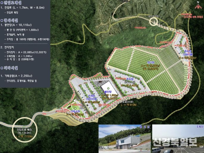 상주시, 공설추모공원 조성사업 추진 순항